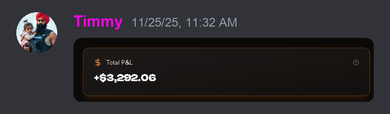 Member profit screenshot